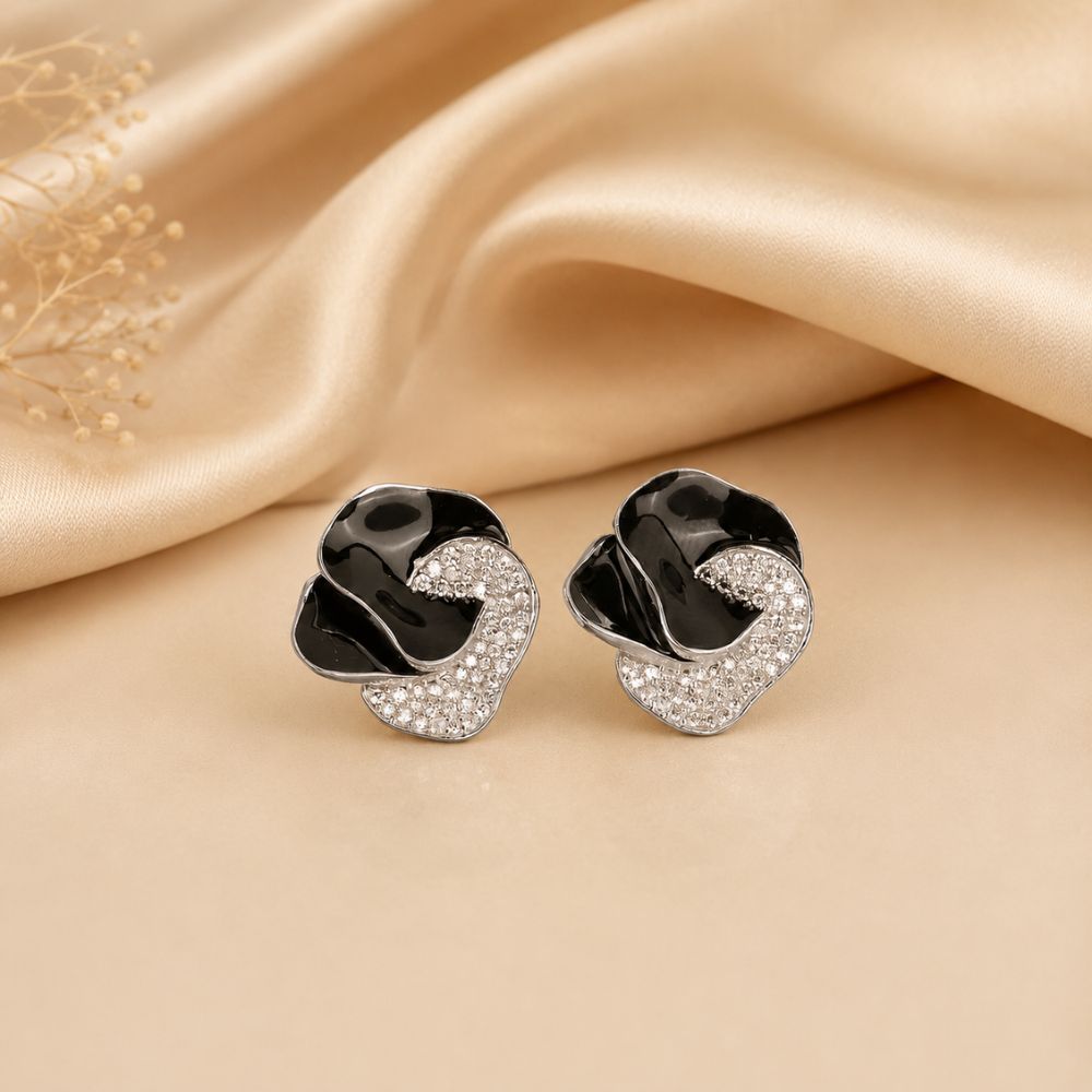 Midnight Bloom Studs