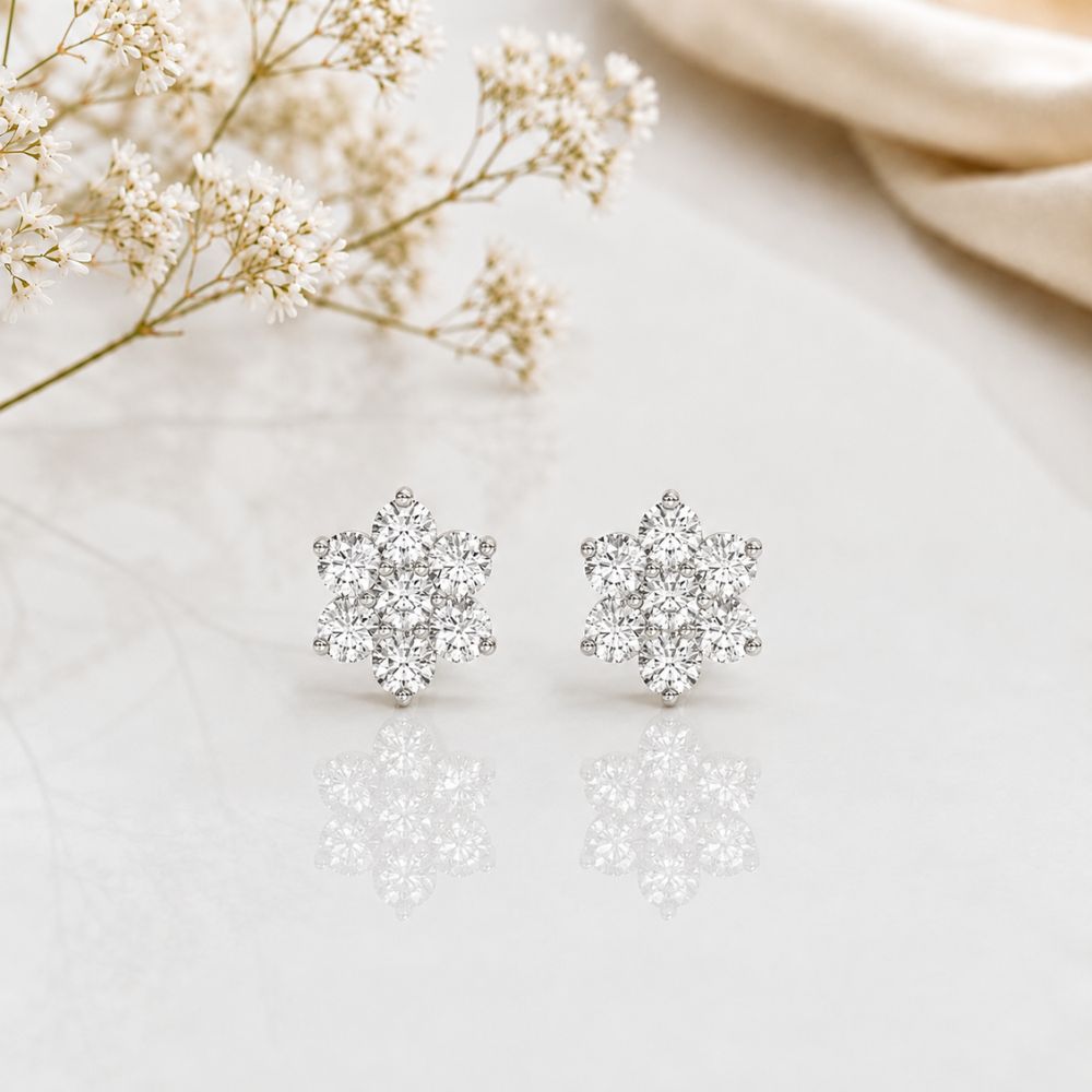 Eternal Crystal Blossom Studs