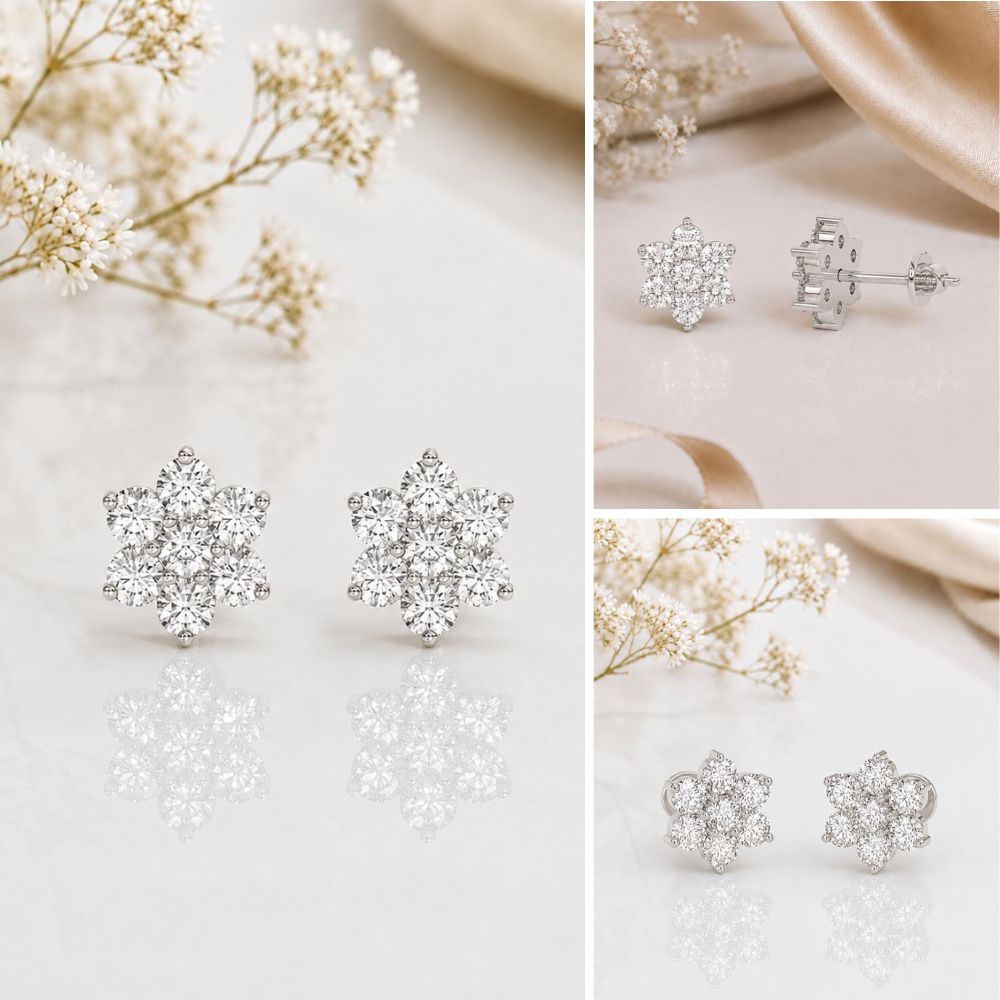 Eternal Crystal Blossom Studs