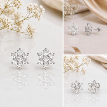 Eternal Crystal Blossom Studs