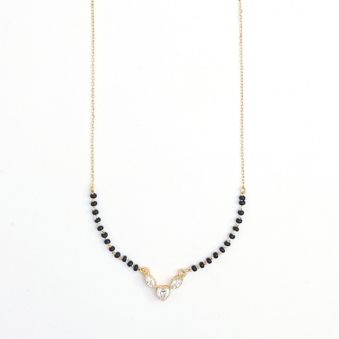 Maira Sterling Silver Minima Sparkle Mangalsutra