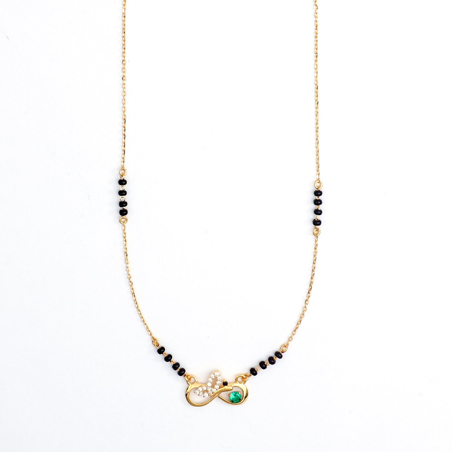 Maira Sterling Silver Infinity Mangalsutra
