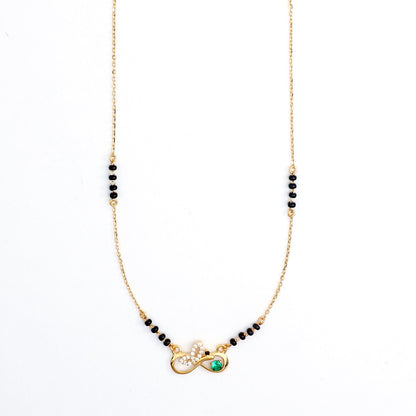 Maira Sterling Silver Infinity Mangalsutra