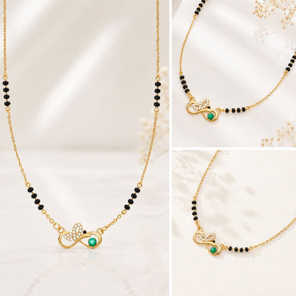 Emerald Eternity Infinity Mangalsutra