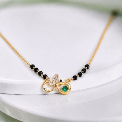Emerald Eternity Infinity Mangalsutra