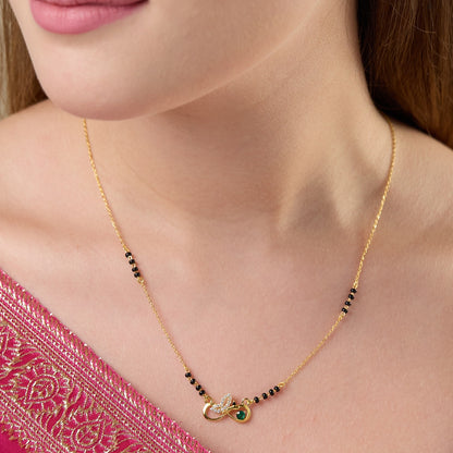 Maira Sterling Silver Infinity Mangalsutra