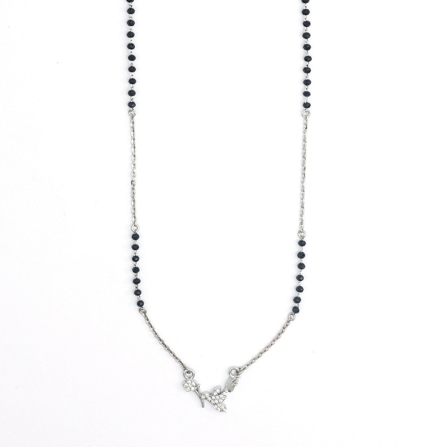 Maira Sterling Silver The Avian Bloom Mangalsutra