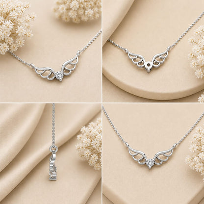 Celestial Wings Gold Plated Necklace