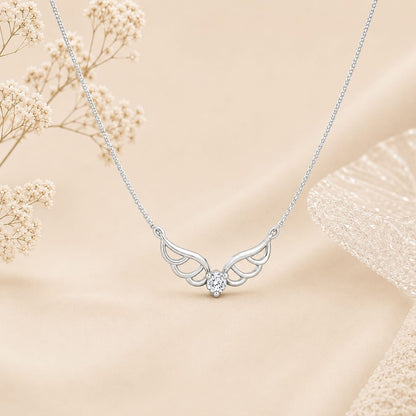Celestial Wings Gold Plated Necklace
