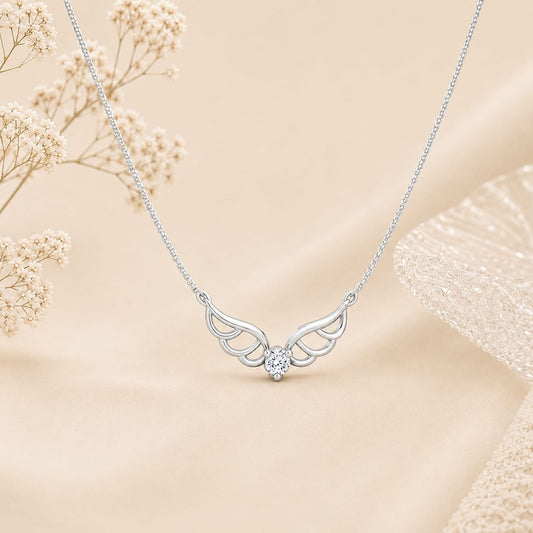 Celestial Wings Gold Plated Necklace