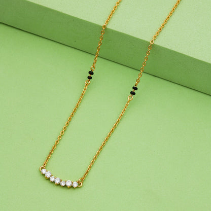 Maira Sterling Silver The Aria Sparkle Mangalsutra