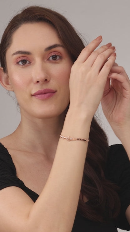 Maira Sterling Silver Eternity Duo Bracelet